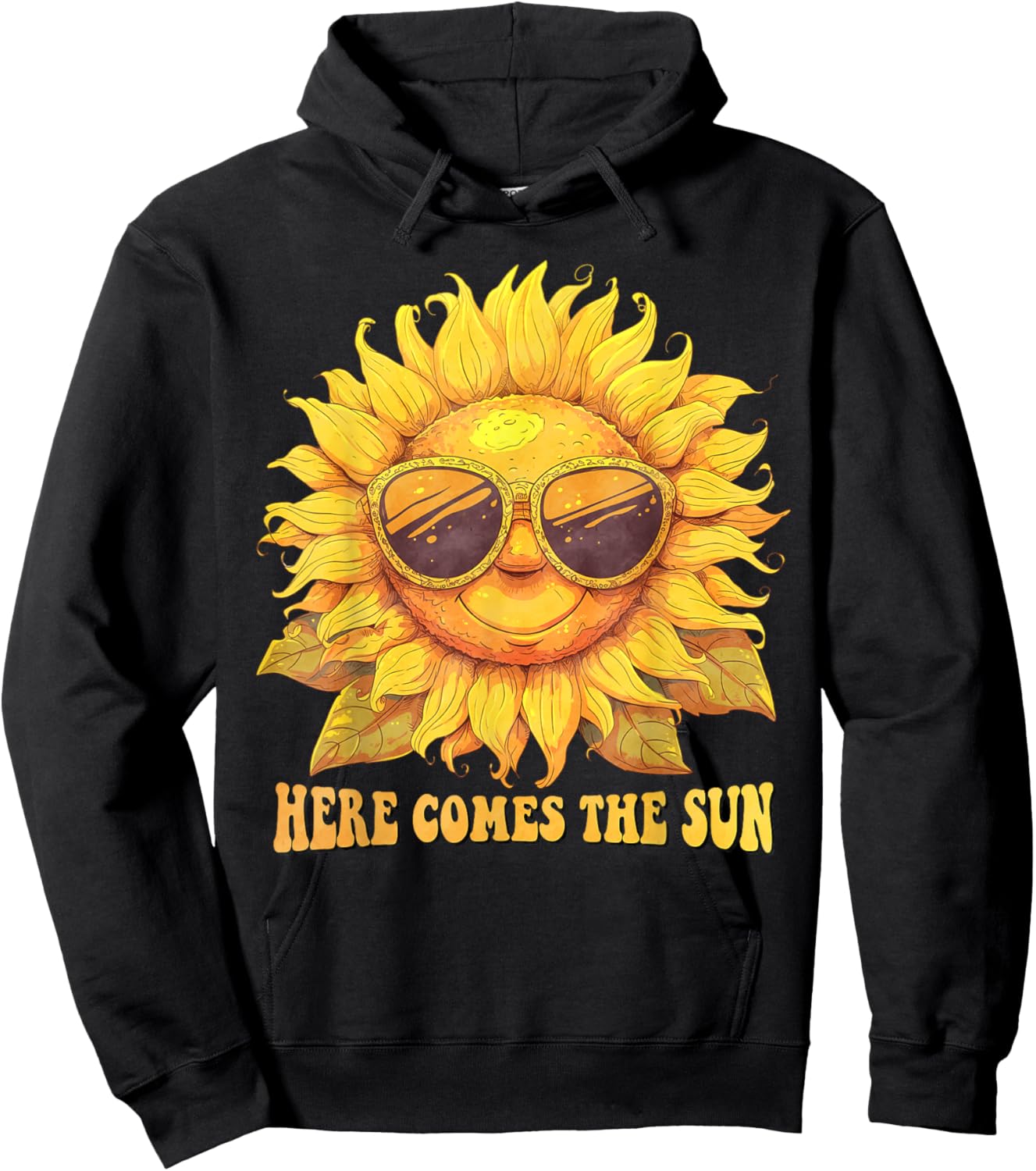 Sun, Summer. Sunbeams Hoodie - Hoodie | Black