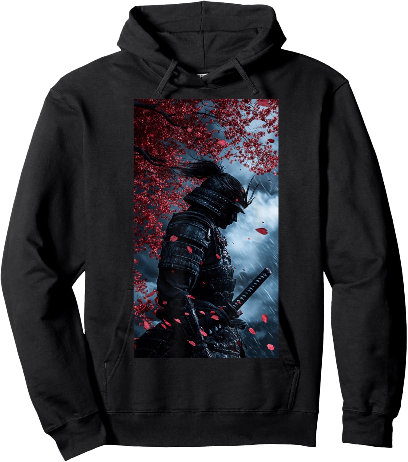 Samurai Warrior Japanese culture Ninja Katana Hoodie - Hoodie | Black