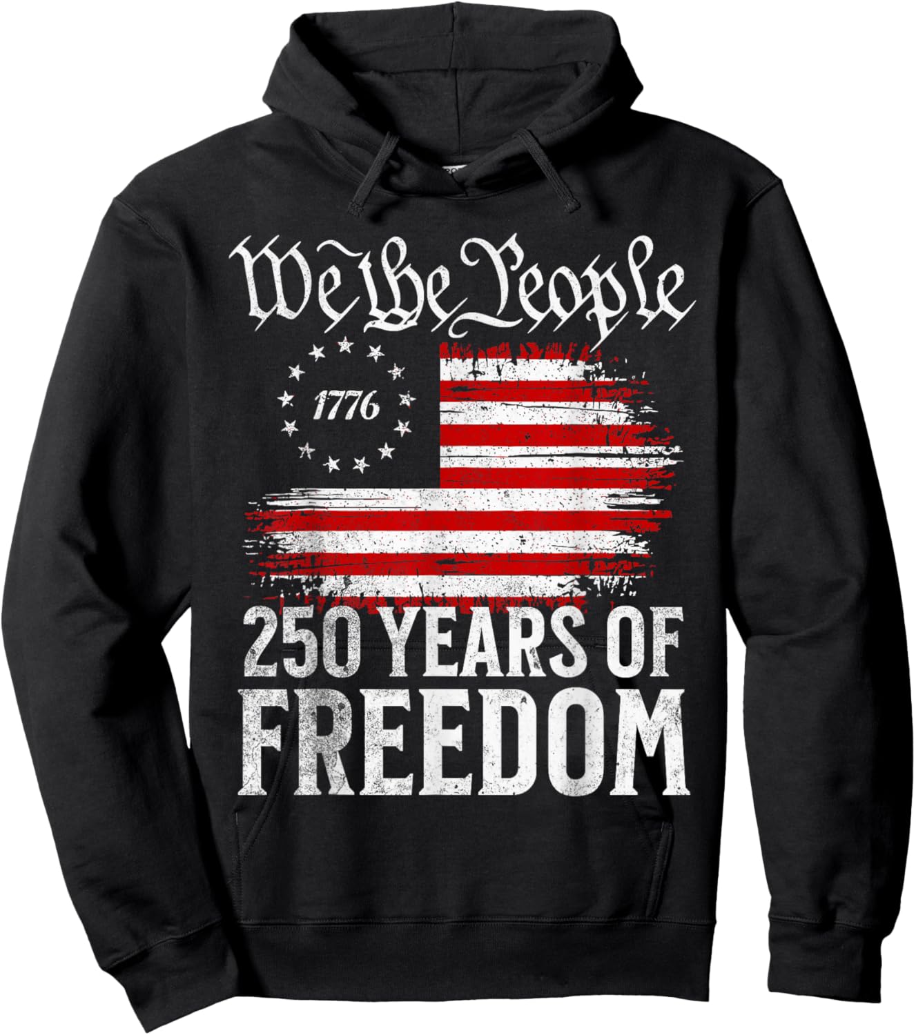 We The People 250 Years Hoodie - Hoodie | Black