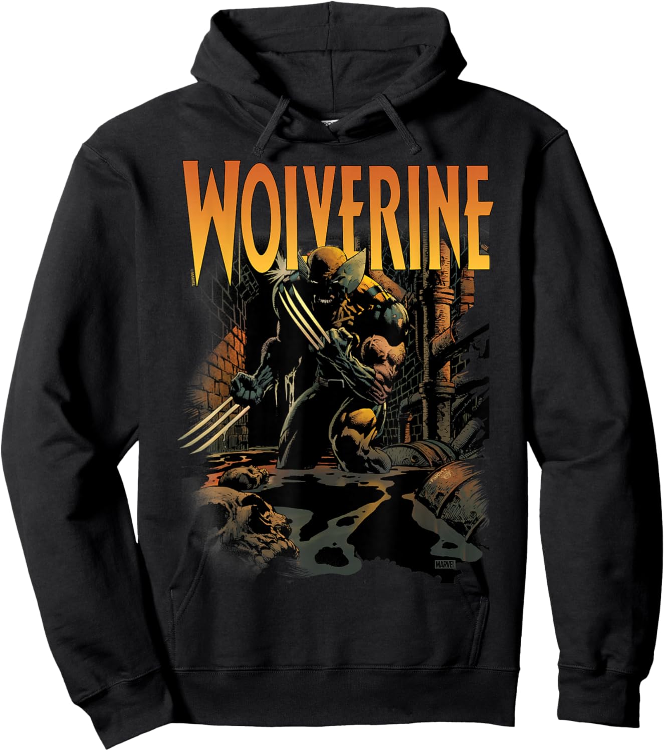 Wolverine - Comic Cover Hoodie - Hoodie | Black