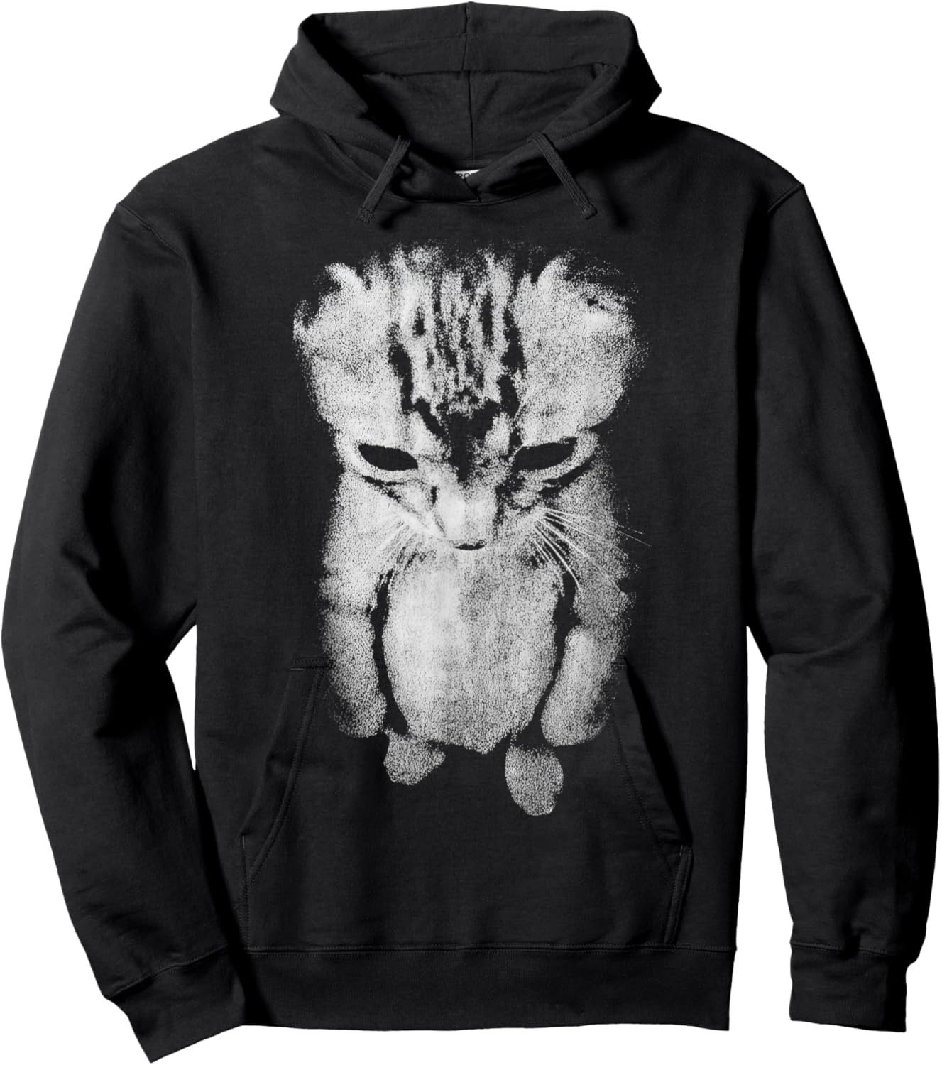 EL Gato Munchkin Kitten Funny Sad Crying Cat Meme Cat Lovers Hoodie - Hoodie | Black