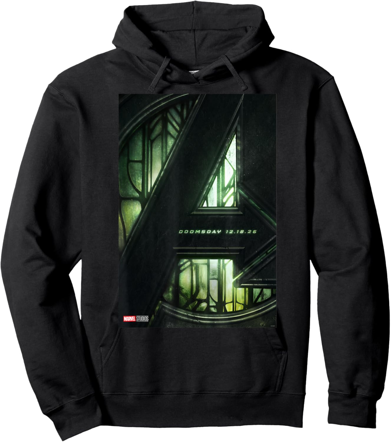 Marvel Studios Avengers: Doomsday Movie Teaser Poster Hoodie - Hoodie | Black