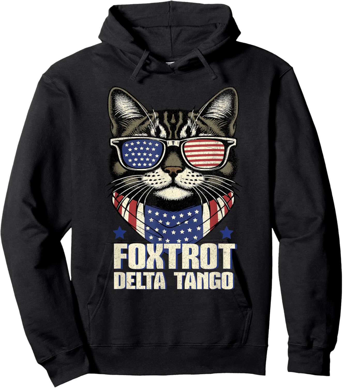 Foxtrots Deltas Tangos Cat Funny Resist Women Hoodie - Hoodie | Black