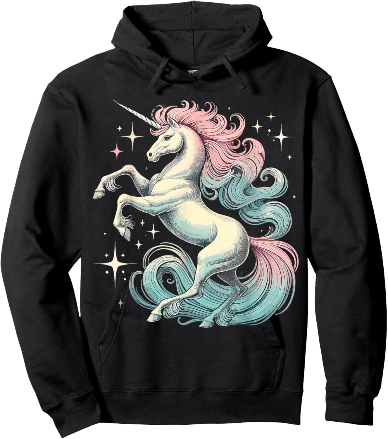 Unicorn Lover Rainbow Animal Unicorn Hoodie - Hoodie | Black