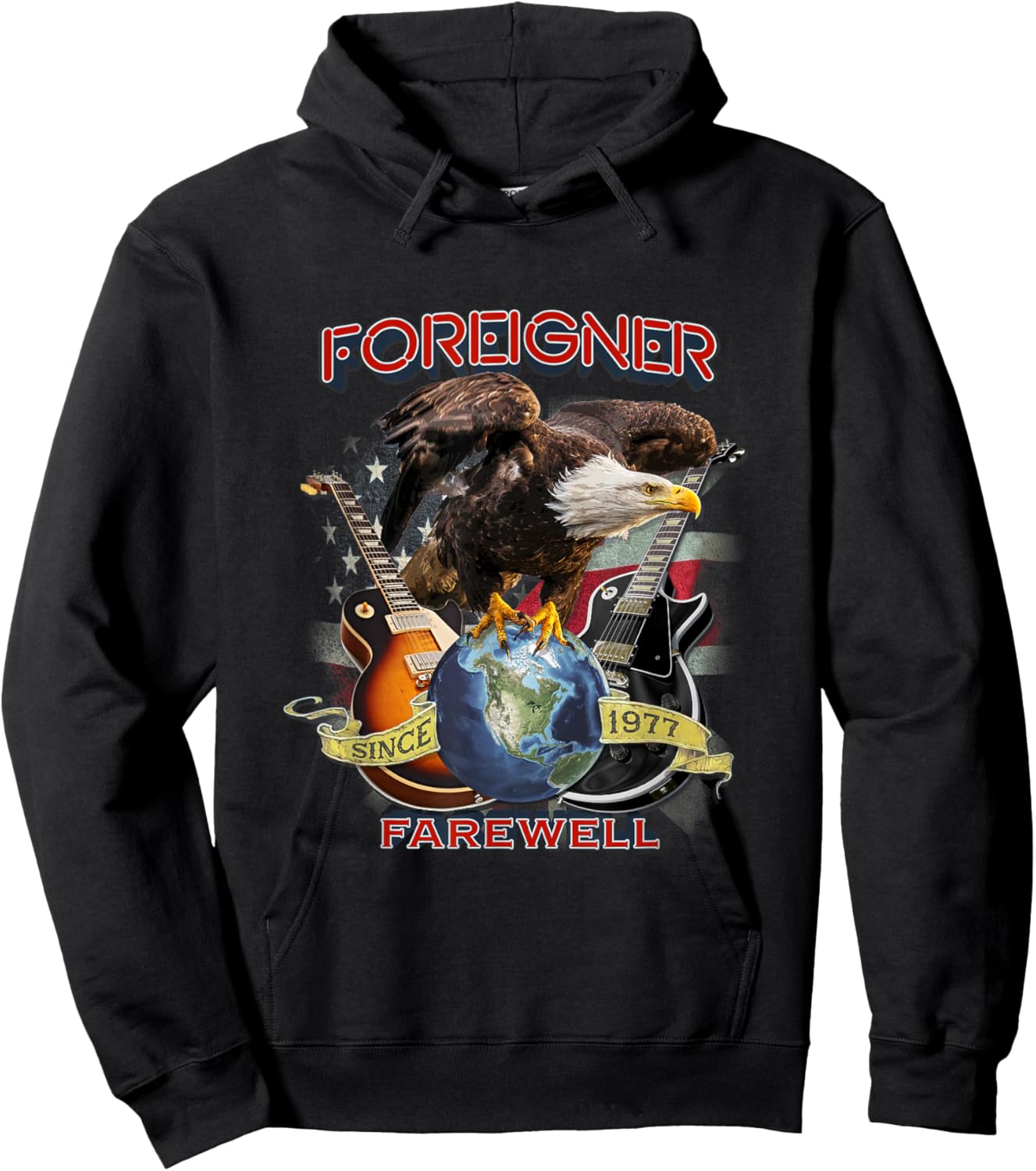 Foreigner Farewell Hoodie - Hoodie | Black