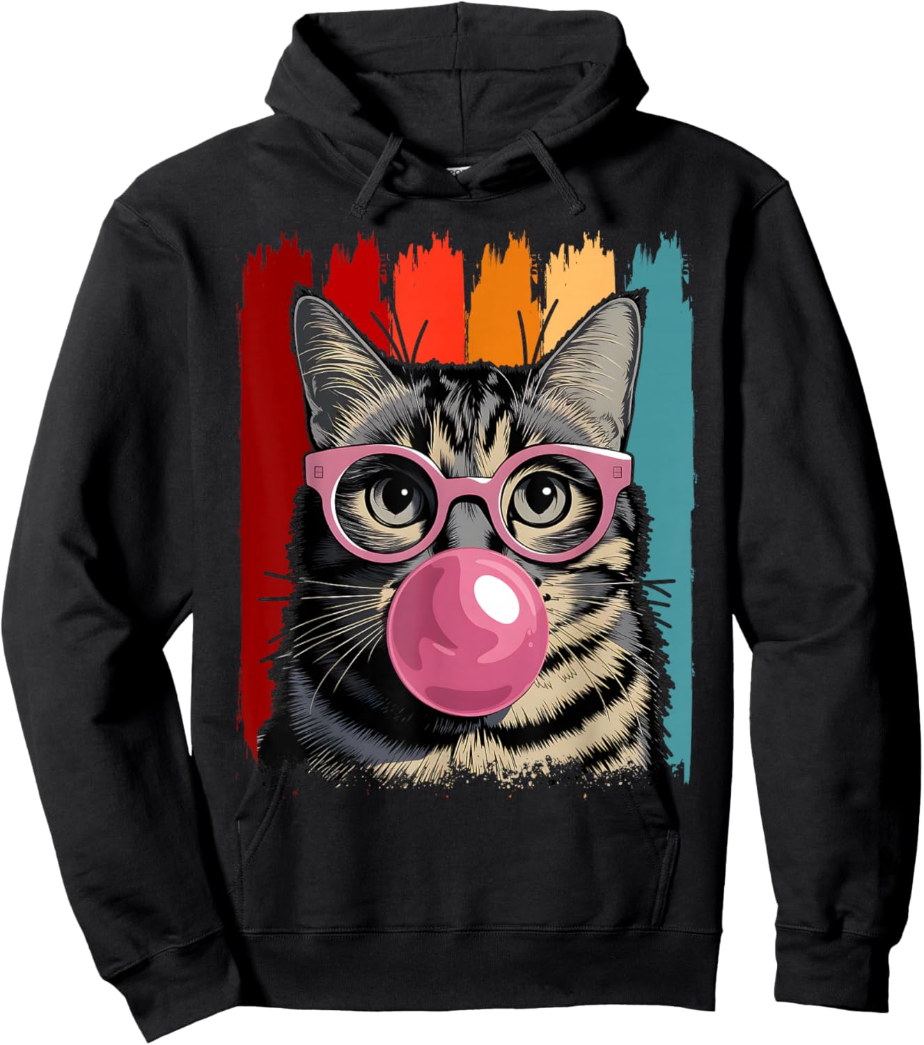 Cute Cat Funny Cat Lovers Hoodie - Hoodie | Black