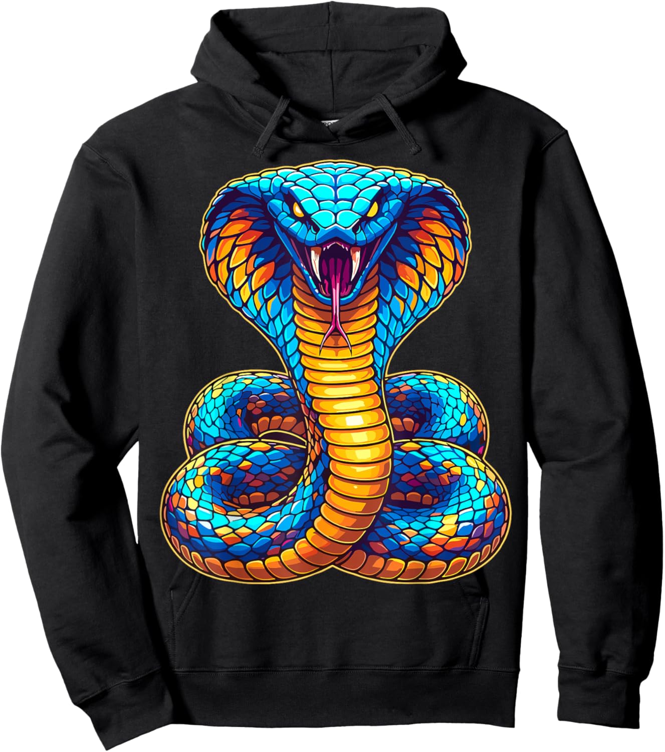 King Snake Cobra Hoodie - Hoodie | Black