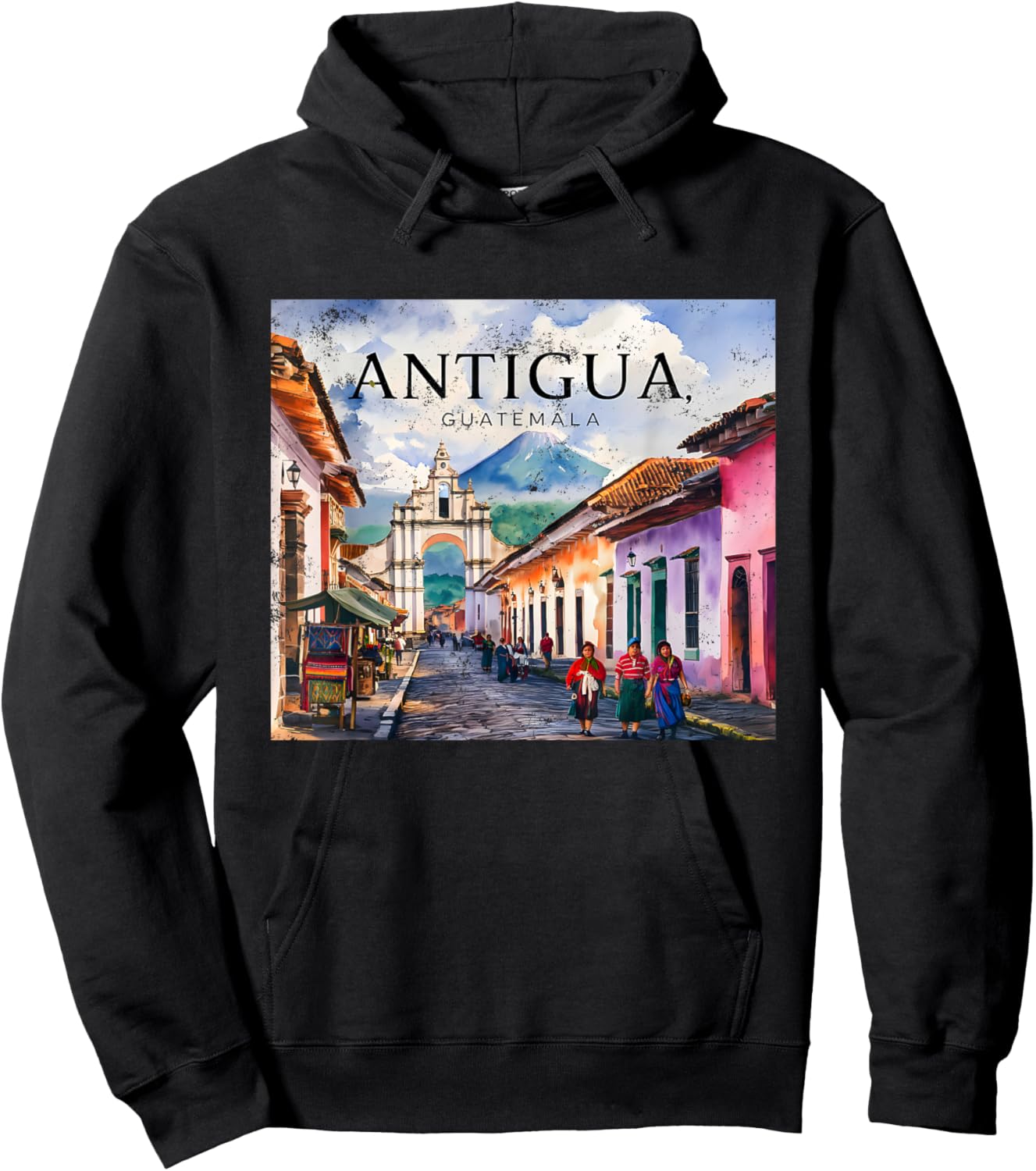 Antigua Guatemala Hoodie - Hoodie | Black