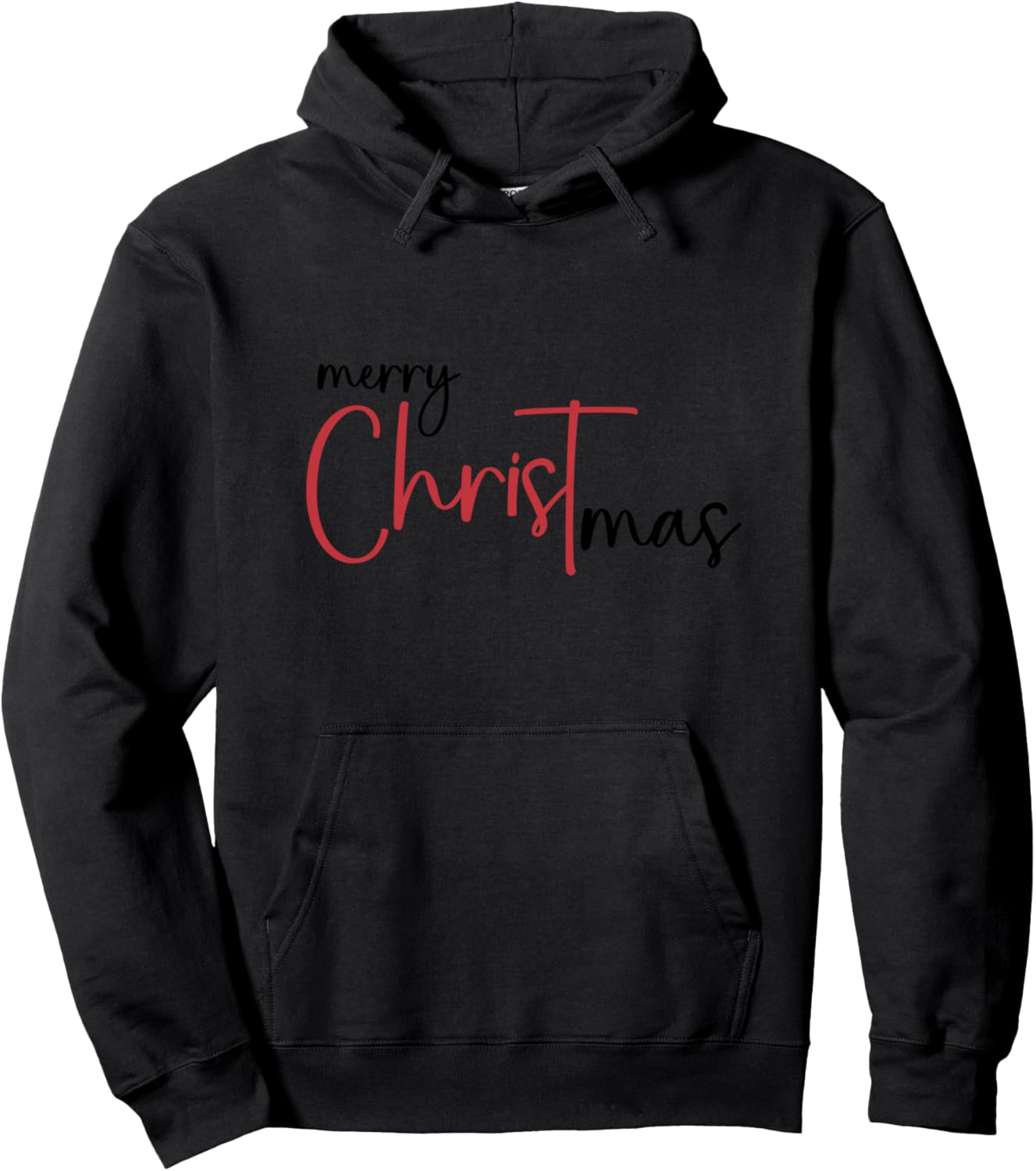 Merry Christ Mas Christmas Begins With Christ Xmas Hoodie - Hoodie | Black