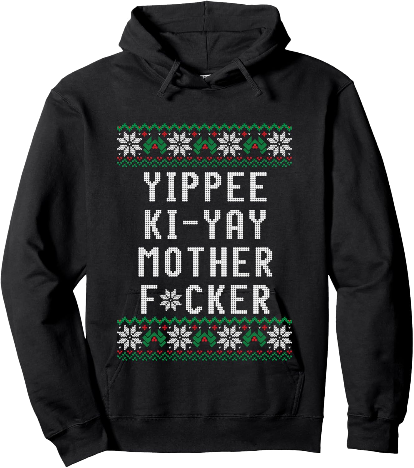 Yippee Ki-Yay - Christmas design Hoodie - Hoodie | Black