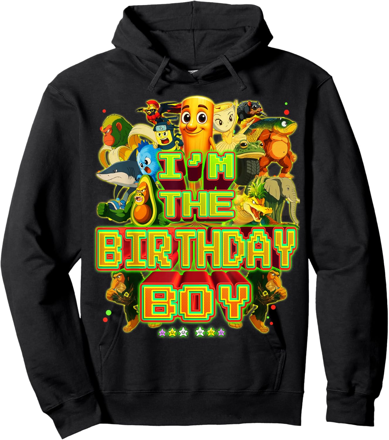 Funny I'm The Birthday Boy All Baby Brainrot for Kids Hoodie - Hoodie | Black