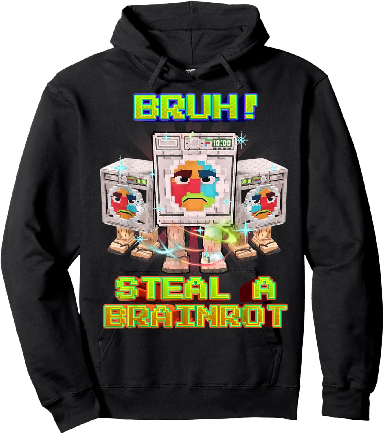 Bruh Lavadorito Spinito Brainrot Meme for Boys Kids Teens Hoodie - Hoodie | Black