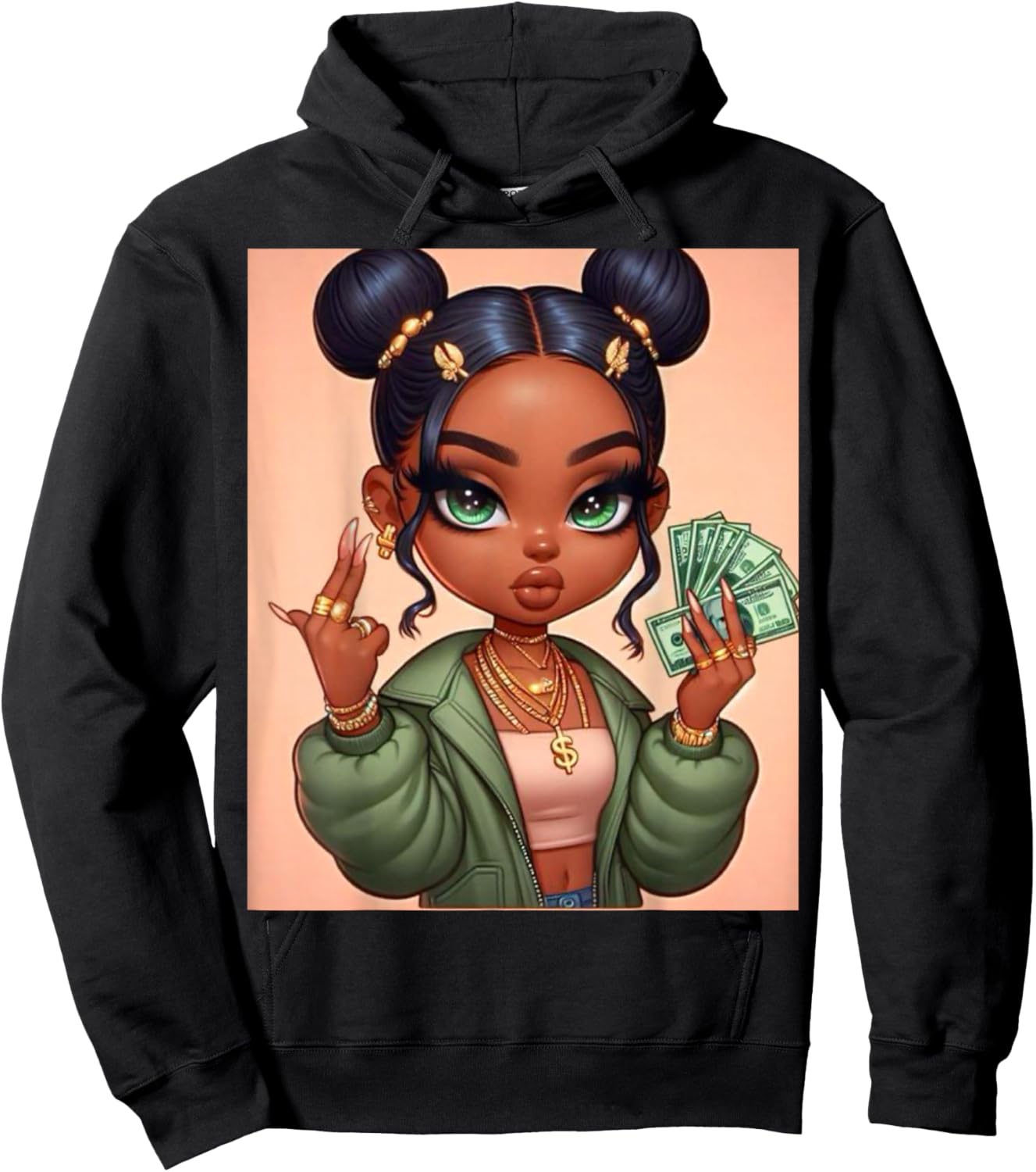 "Get Money" Hoodie - Hoodie | Black