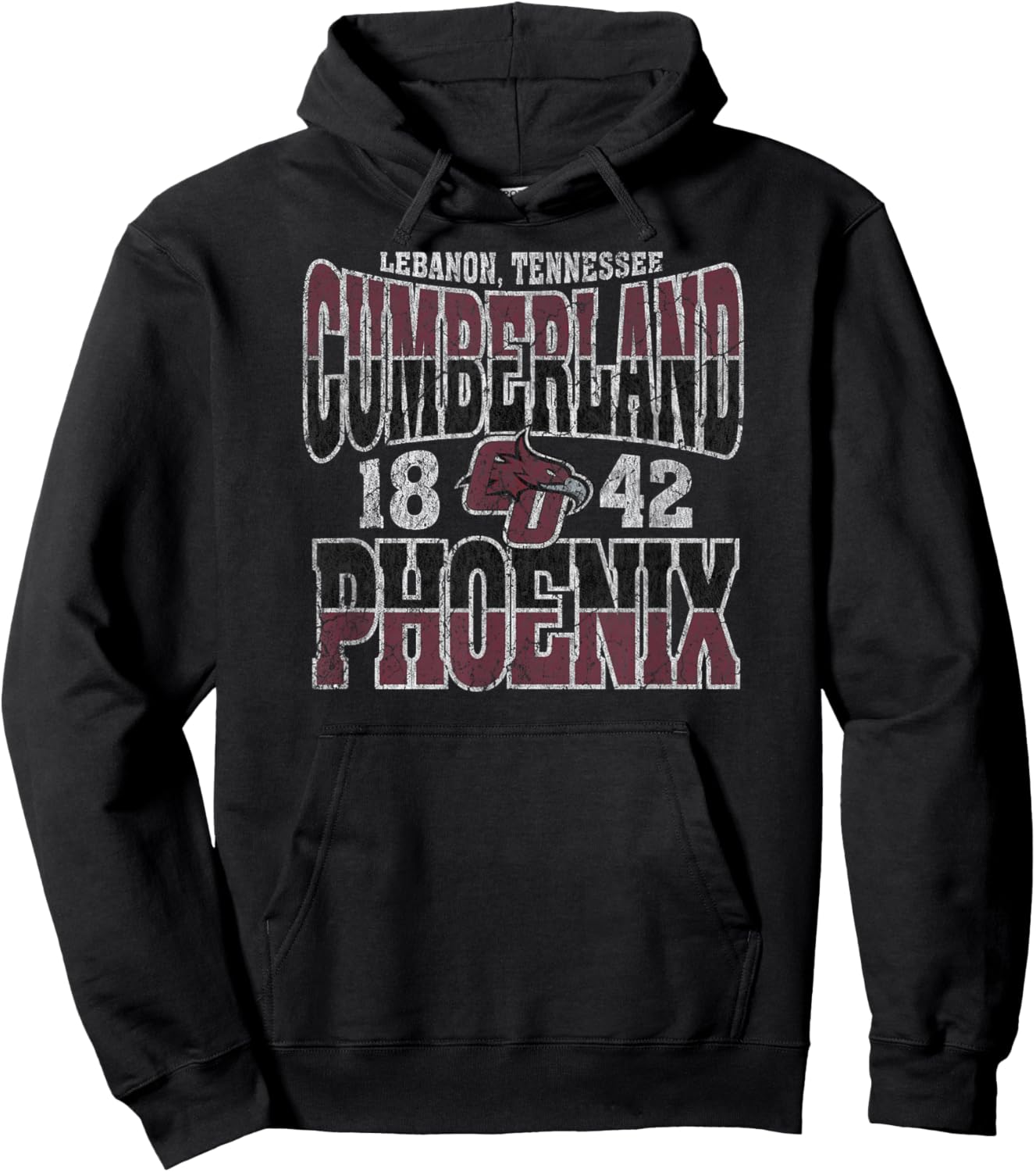 Cumberland Phoenix Vintage Scroll Officially Licensed Hoodie - Hoodie | Black