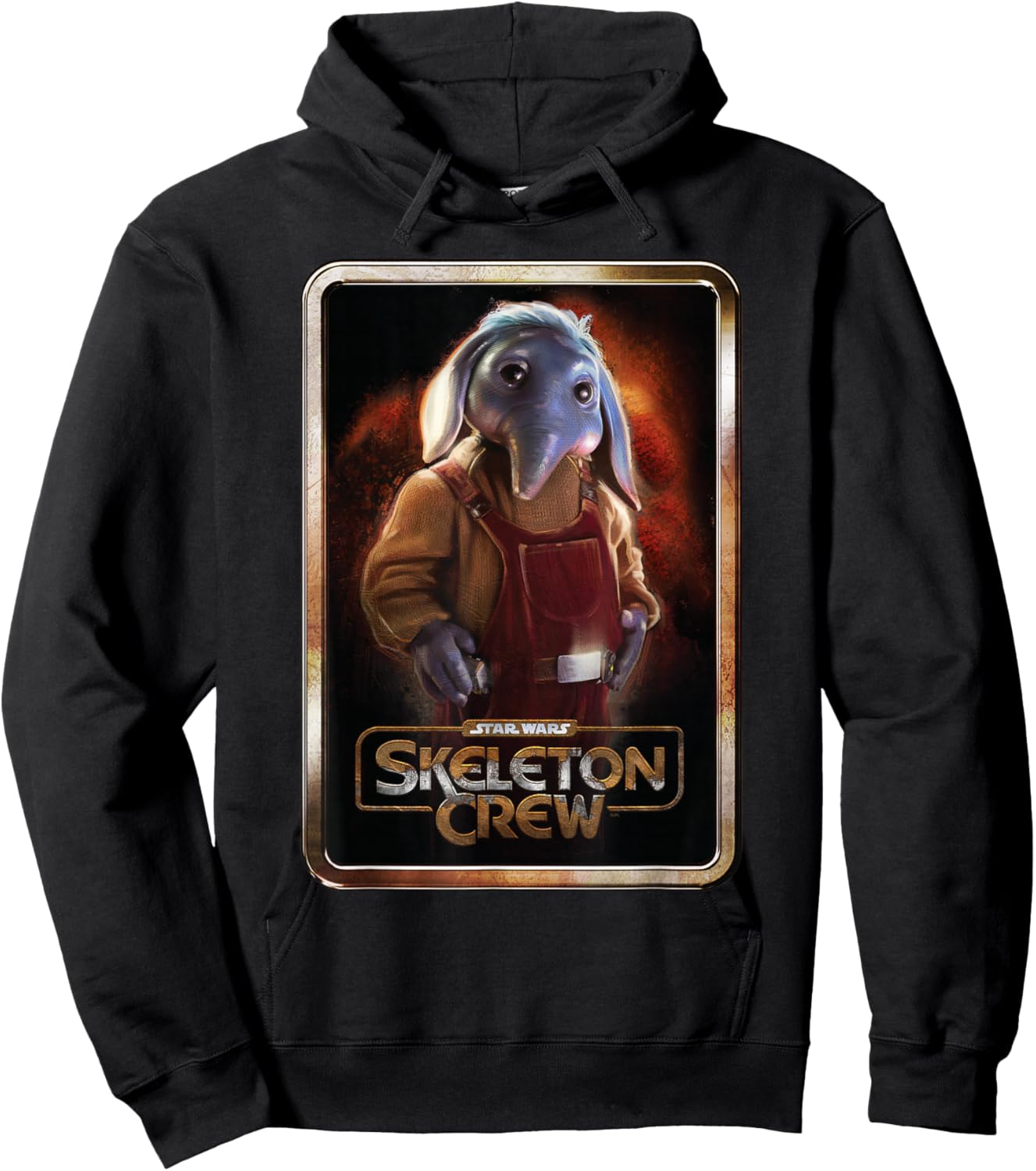 Star Wars Skeleton Crew Neel with Series Logo Disney+ Hoodie - Hoodie | Black
