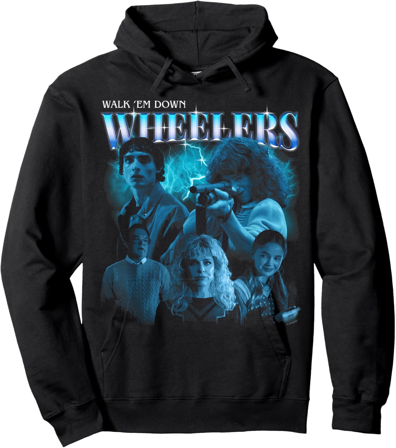 Stranger Things The Wheelers Officially Licensed Hoodie - Hoodie | Black