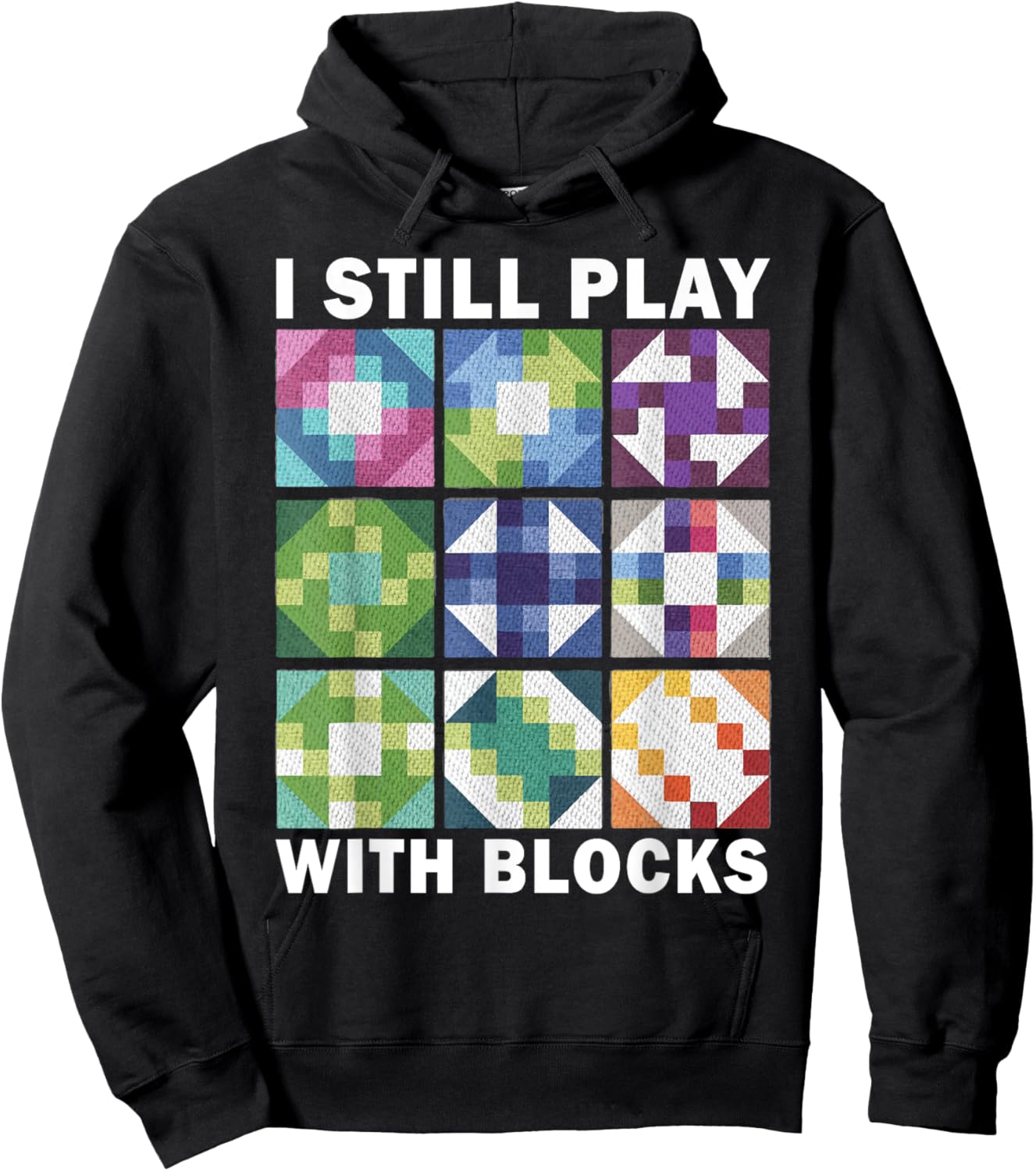 Funny Quilting Art Quilting Sewing Lover Quilter Hoodie - Hoodie | Black