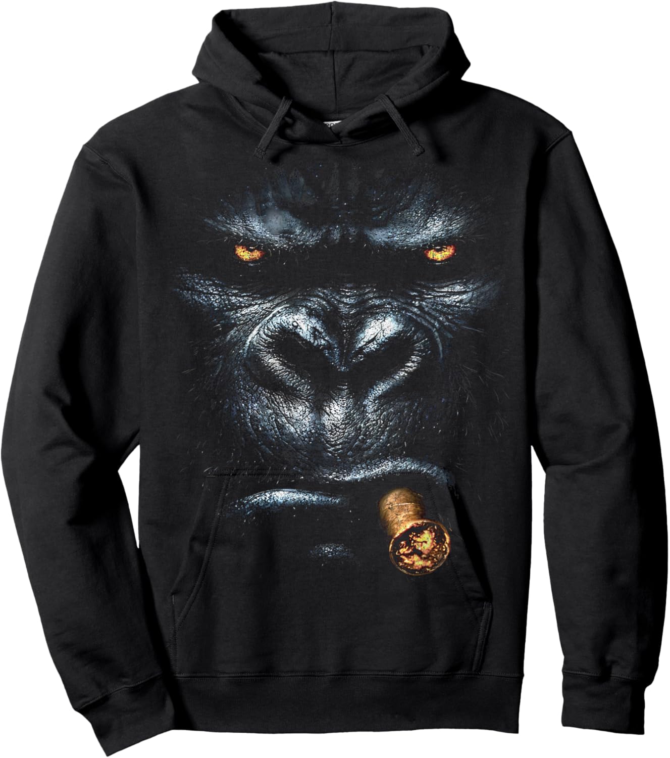 Monkey Cigar Hoodie - Hoodie | Black