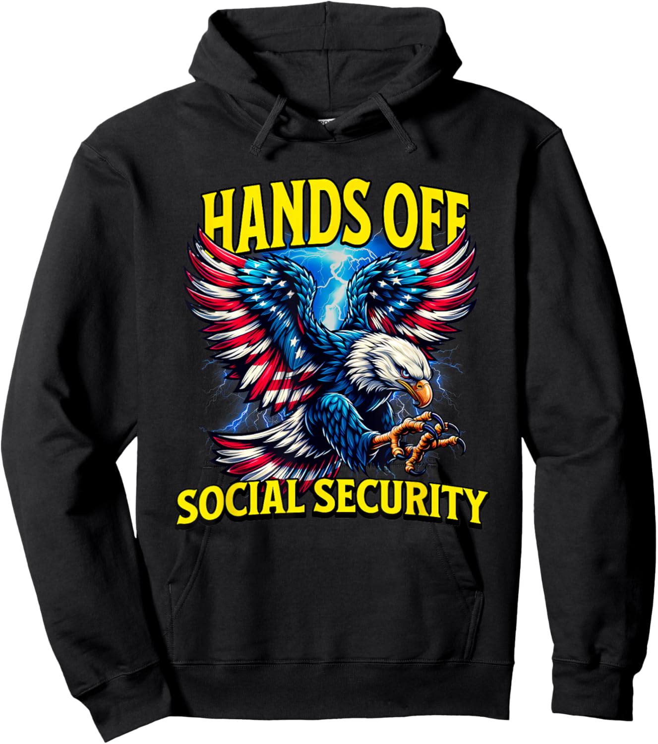 Billionaires Need to Keep Hands Off Social Security Hoodie - Hoodie | Black