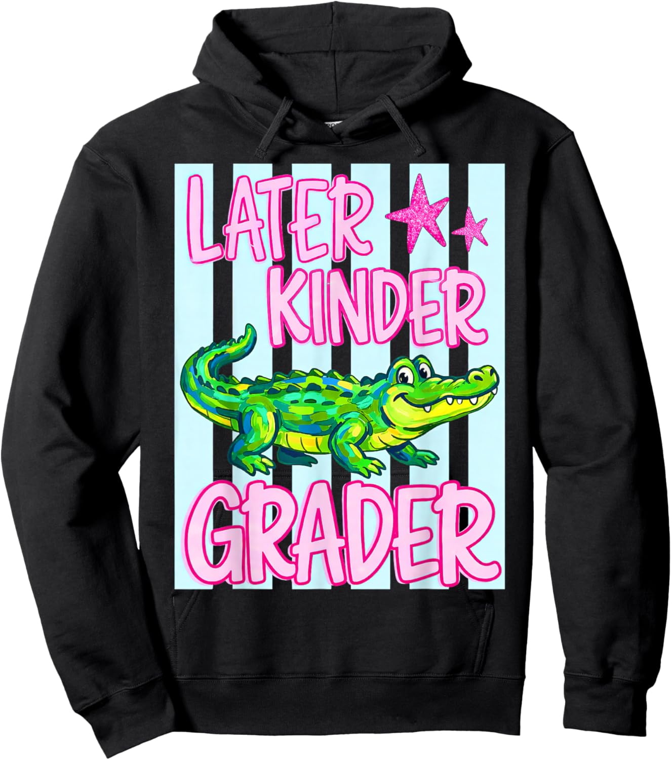 Later Kinder Grader, Last Day of School, See You Later Hoodie - Hoodie | Black