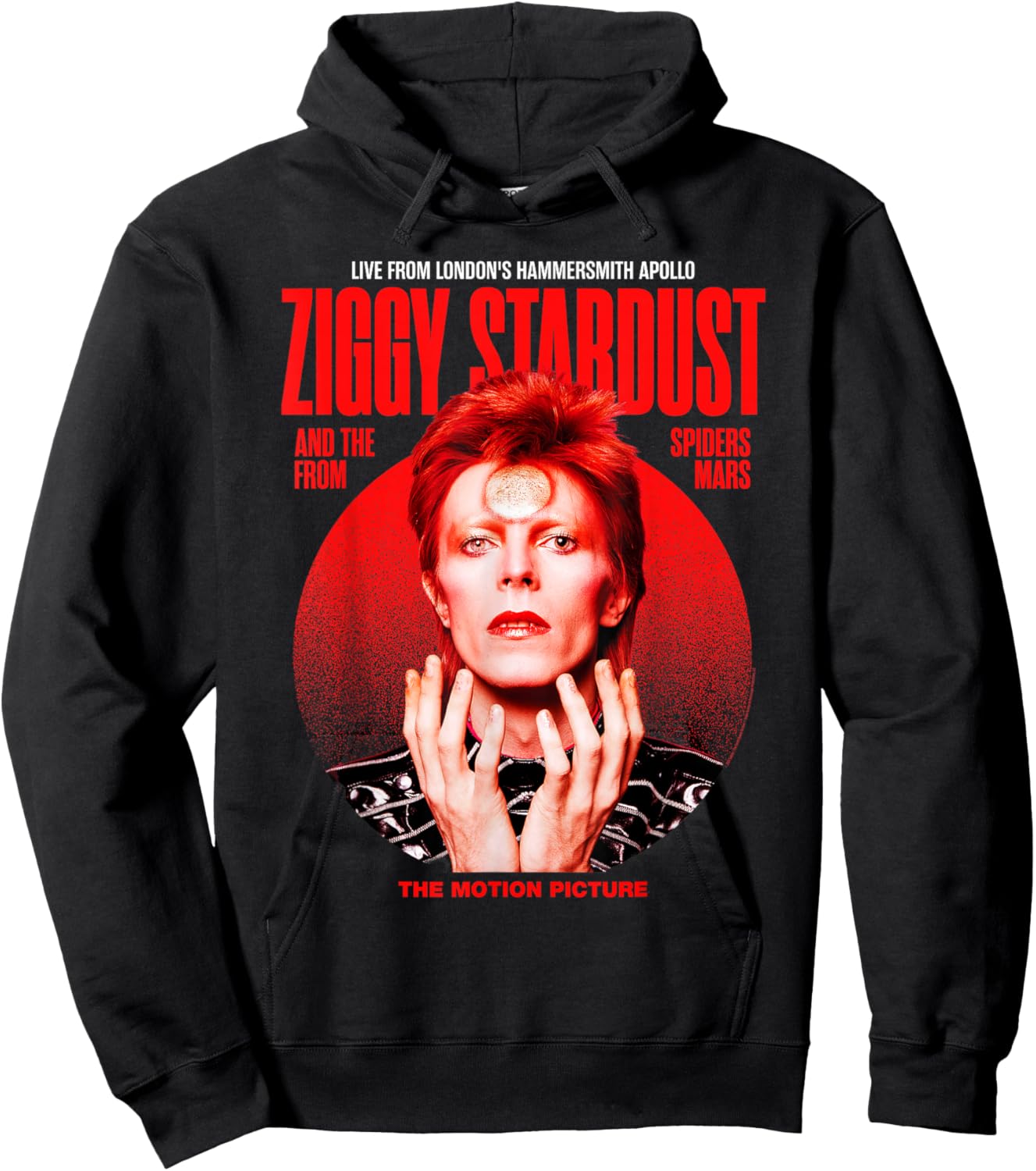 David Bowie Ziggy Stardust Motion Picture Color Sukita Photo Hoodie - Hoodie | Black
