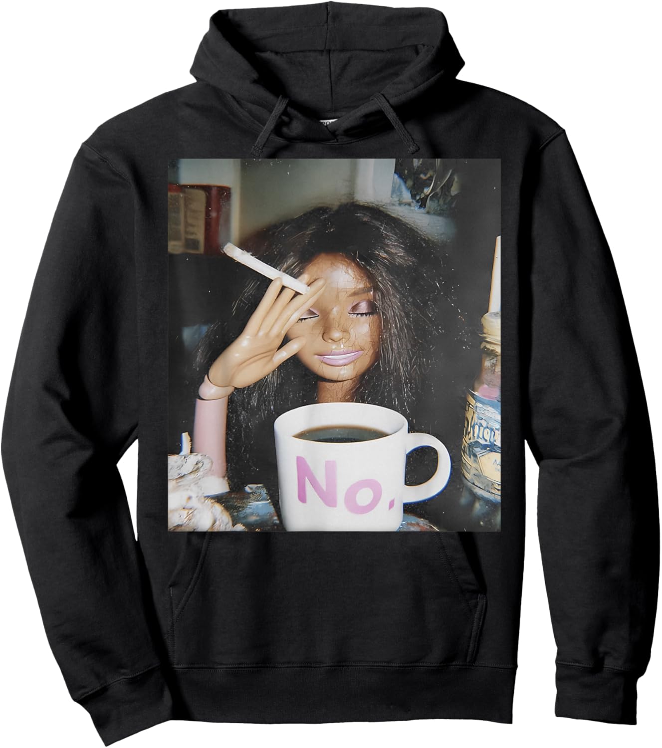 Disgusted Face Meme Doll Babe X Only Baby Love Date Fans Hoodie - Hoodie | Black