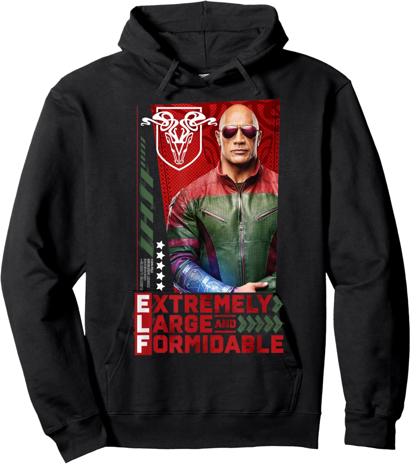 Red One - Extremely Large and Formidable Hoodie - Hoodie | Black