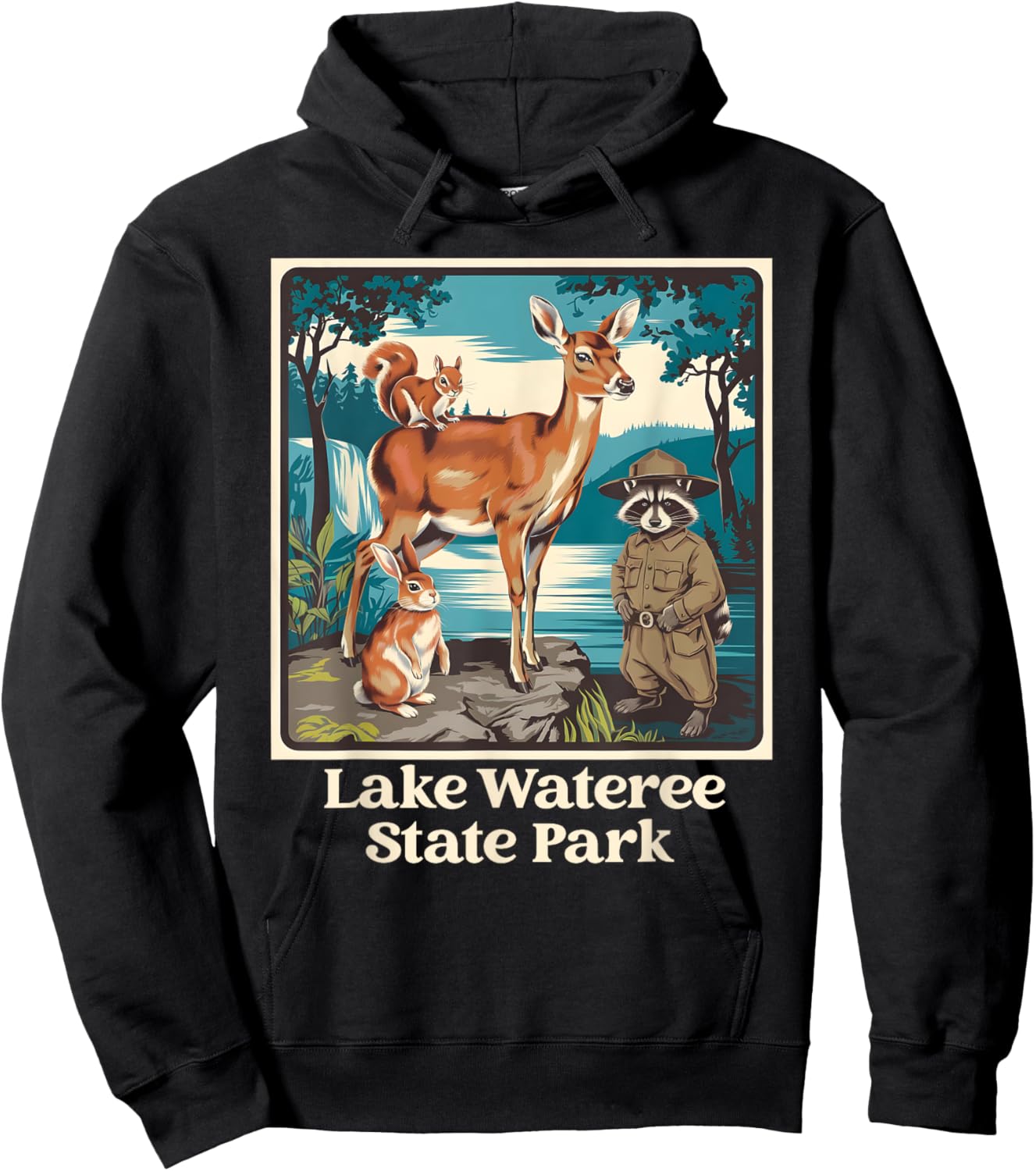 Lake Wateree State Park South Carolina Vacation Souvenir Hoodie - Hoodie | Black