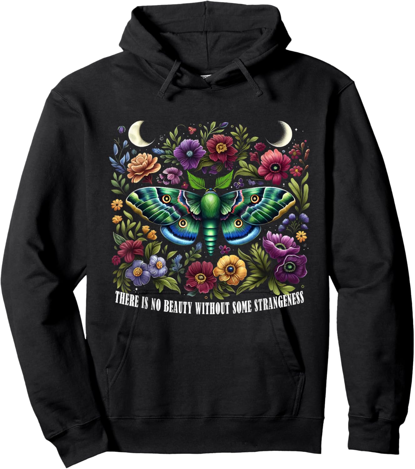 Butterfly There Is No Beauty Without Some Strangeness Woman Hoodie - Hoodie | Black