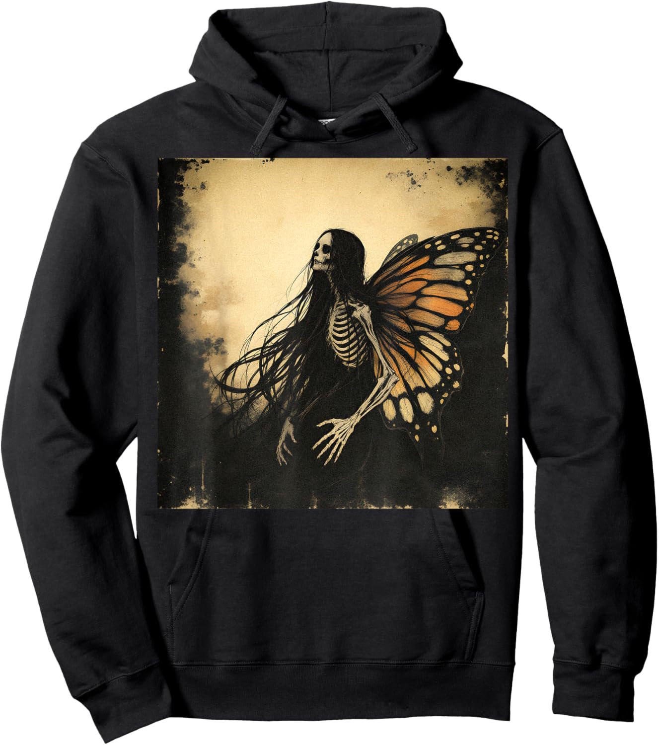 Ethereal Fairy Gothic Dark Art Aesthetic Grunge Horror Hoodie - Hoodie | Black