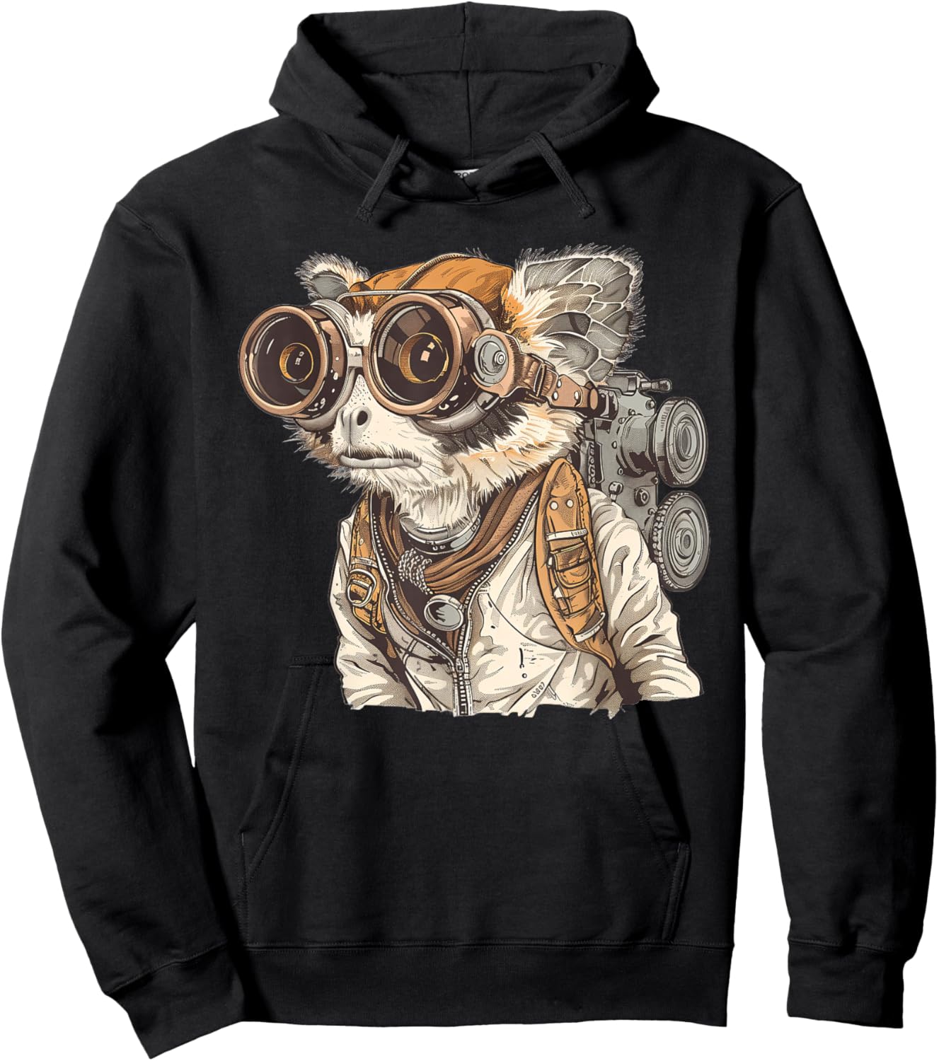Slow Loris Steampunk Hoodie - Hoodie | Black