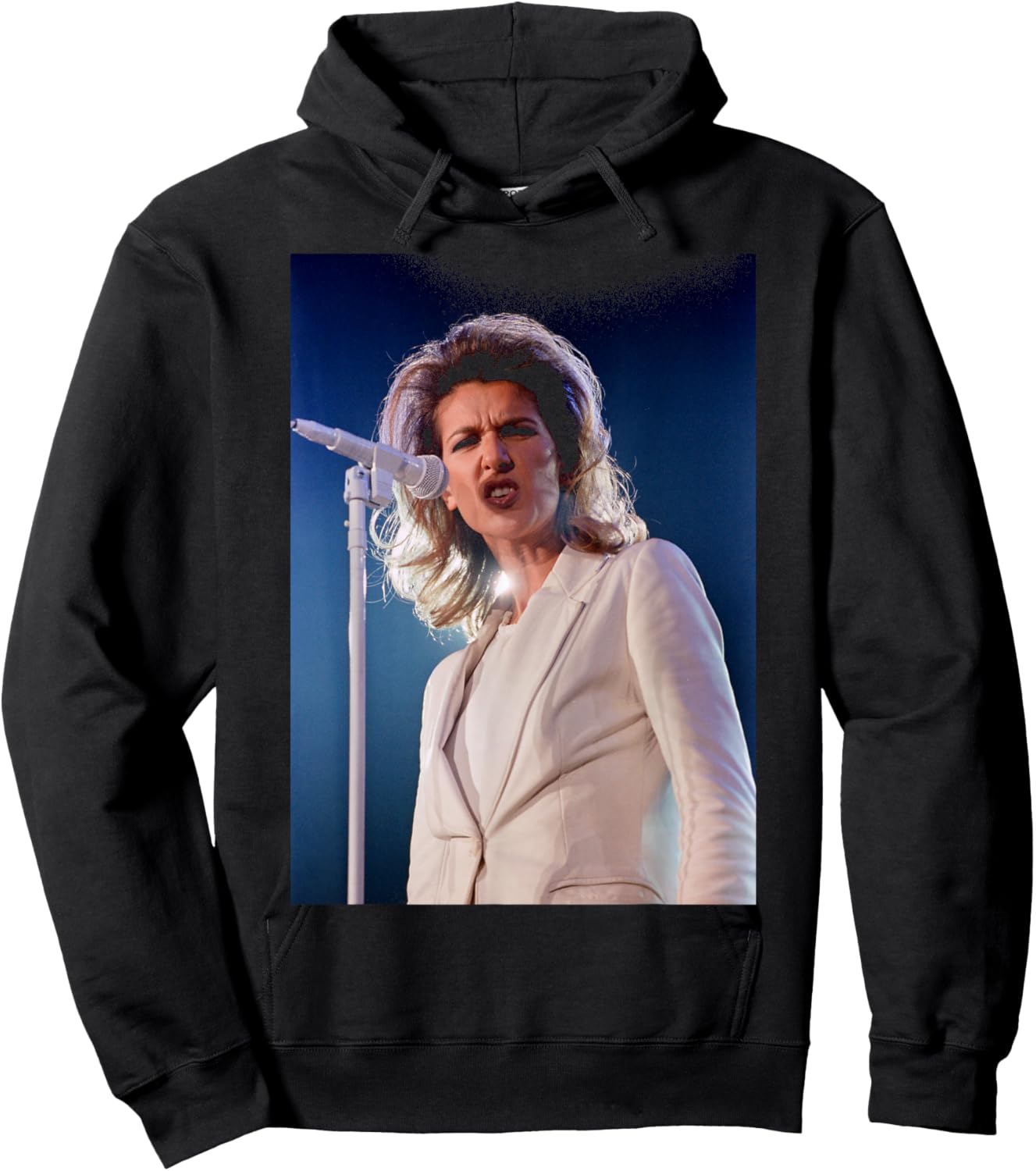 Singer Celine Dion Live Falling Into You World Tour 1996 Hoodie - Hoodie | Black