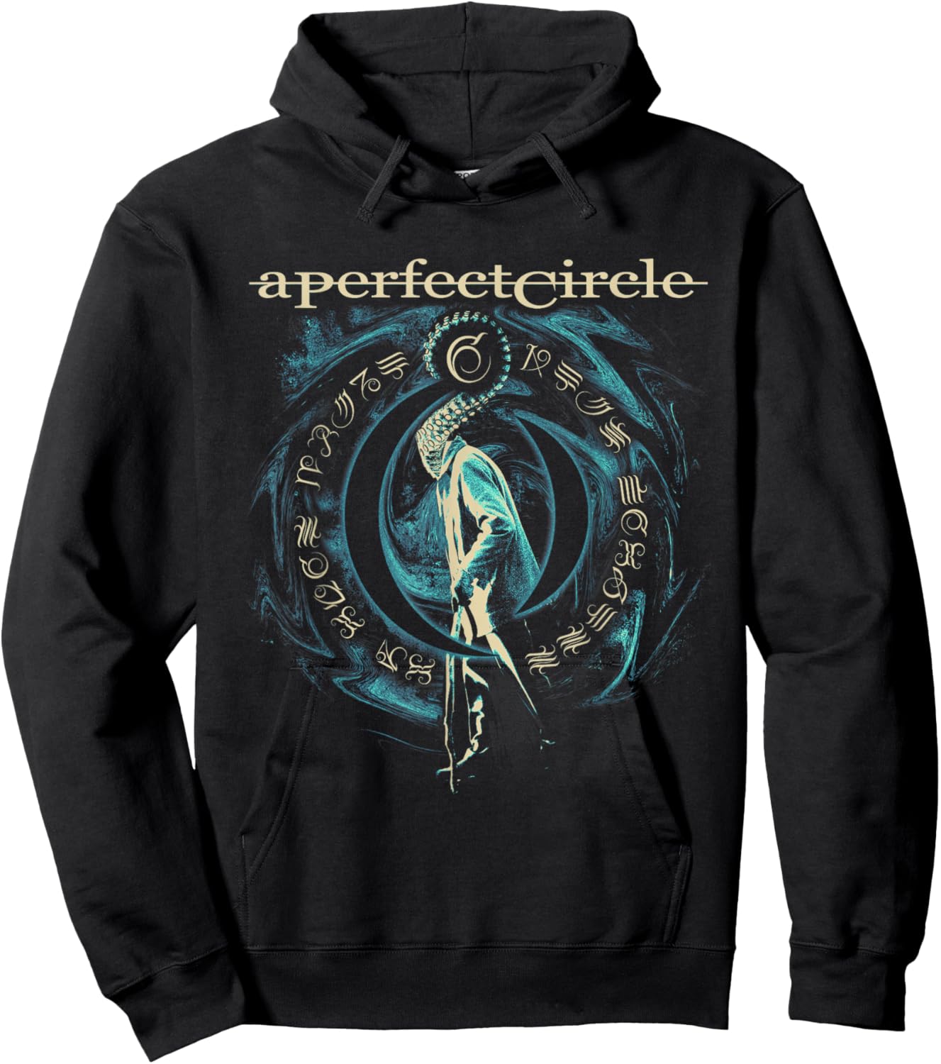 A Perfect Circle Magdelena Remix Blue Hoodie - Hoodie | Black