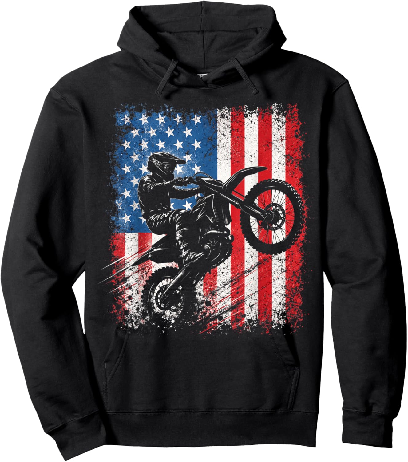 Dirt Bike Shirts Boys Kids Gear Motocross Dirtbike Hoodie - Hoodie | Black