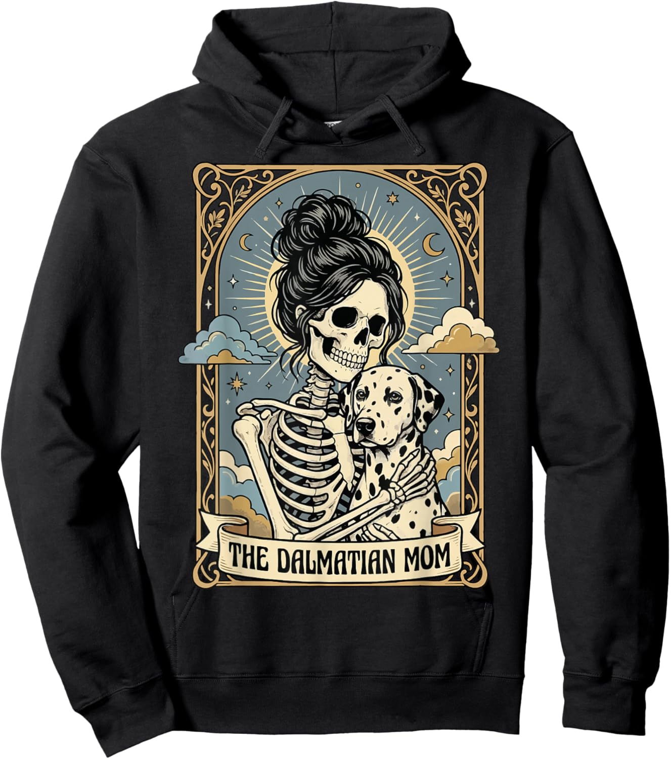 The Dalmatian Mom Tarot Card Hoodie - Hoodie | Black
