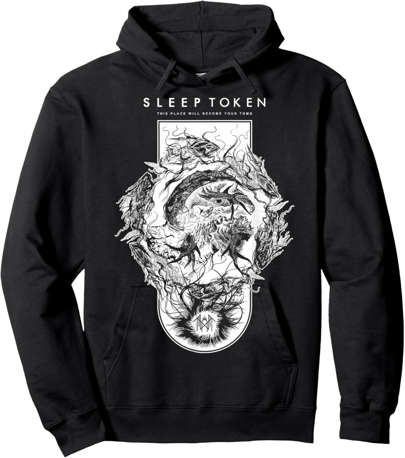 Sleep Token TPWBYT Sigil Brown Hoodie - Hoodie | Black