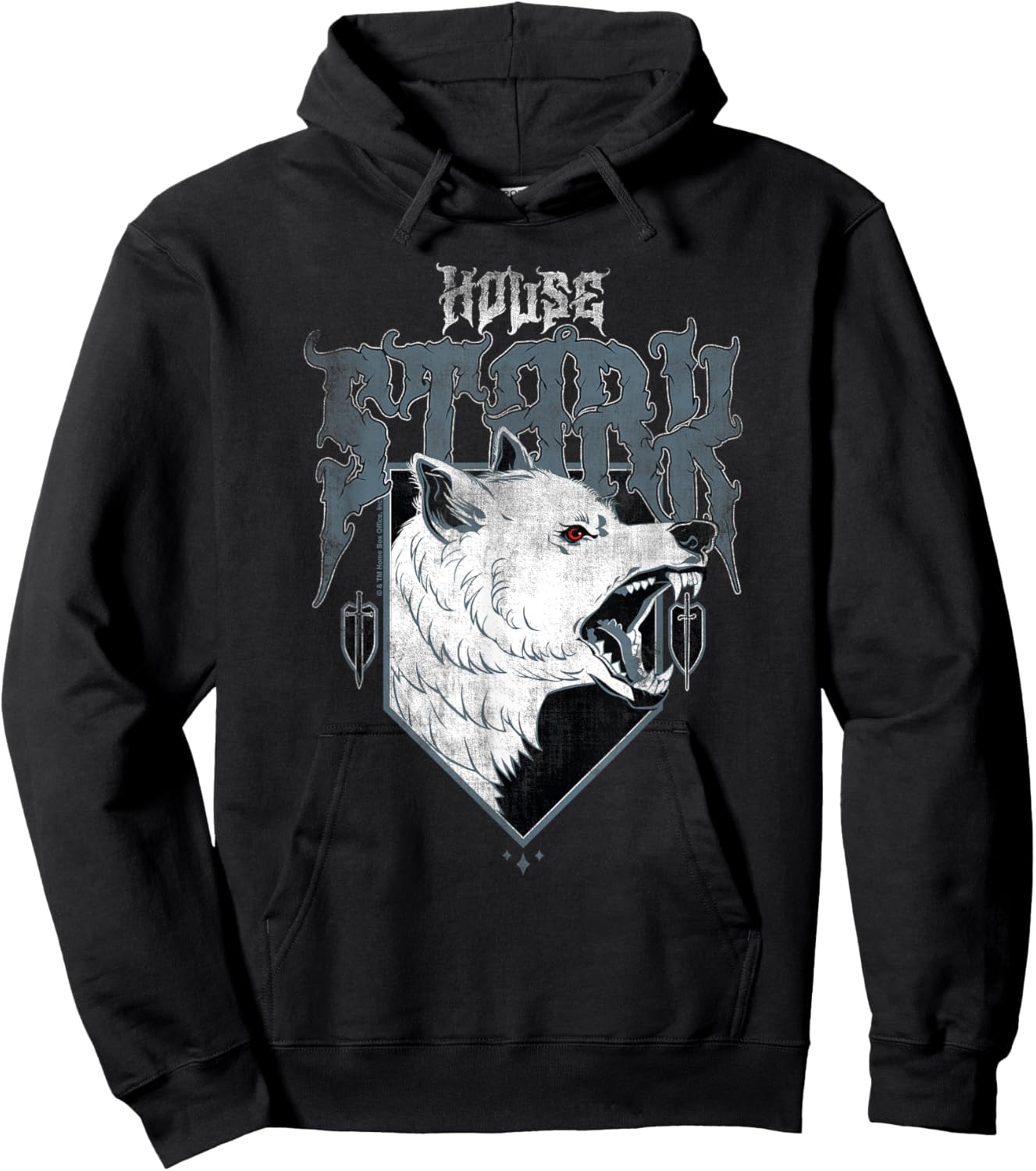 Game of Thrones House Stark Wolf Hoodie - Hoodie | Black