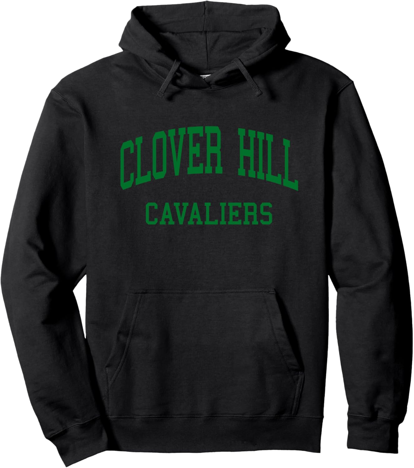 Clover Hill High School HS Midlothian VA Retro Hoodie - Hoodie | Black