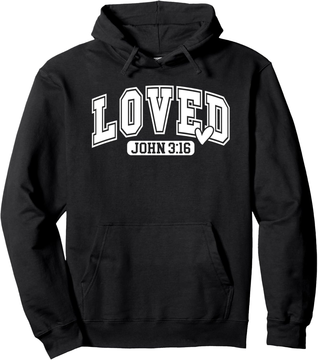 John 316 John 3 16 Loved Bible Jesus Hoodie - Hoodie | Black