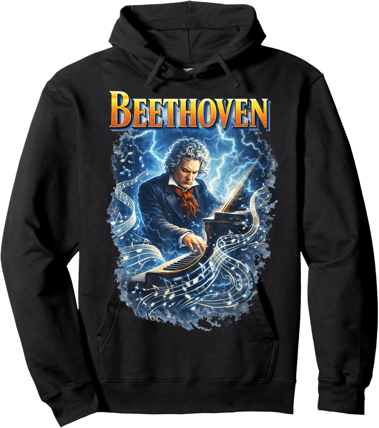 Ludwig Van Beethoven Composer Hoodie - Hoodie | Black