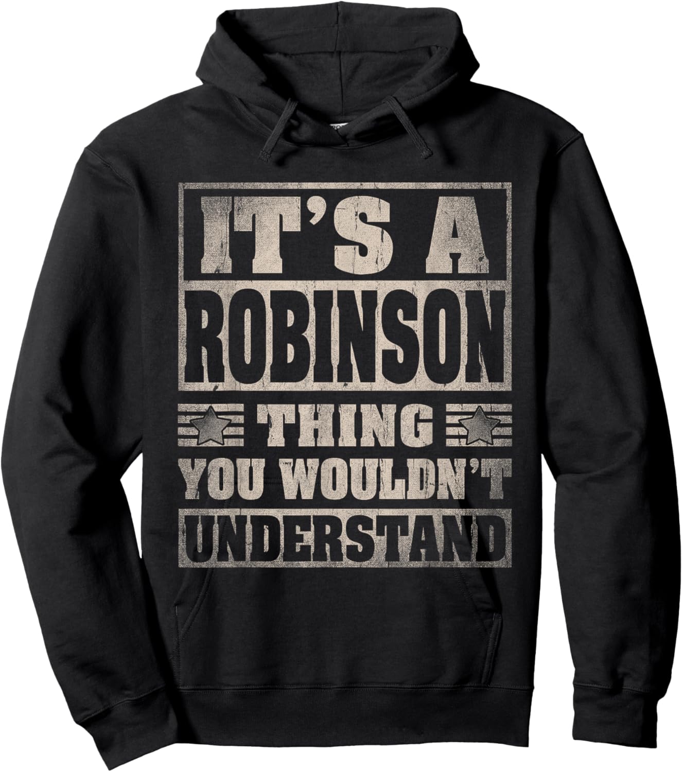 Robinson Last Name Shirt It's A Robinson Thing Hoodie - Hoodie | Black