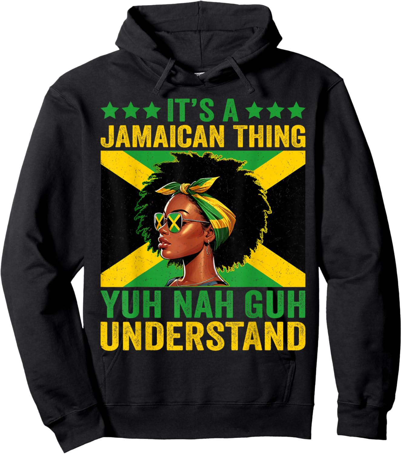 It's A Jamaican Thing Yuh Nah Guh Understand Jamaican Girls , Small, Black Hoodie - Hoodie | Black