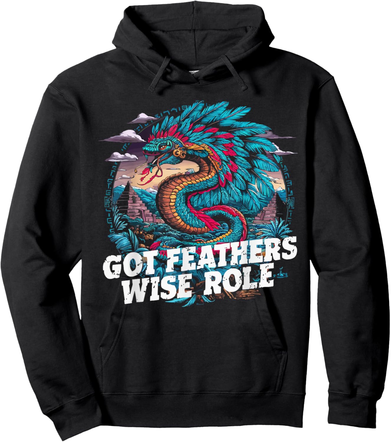 Aztec God Aztec Culture Mayan Indigenous Quetzalcoatl Hoodie - Hoodie | Black