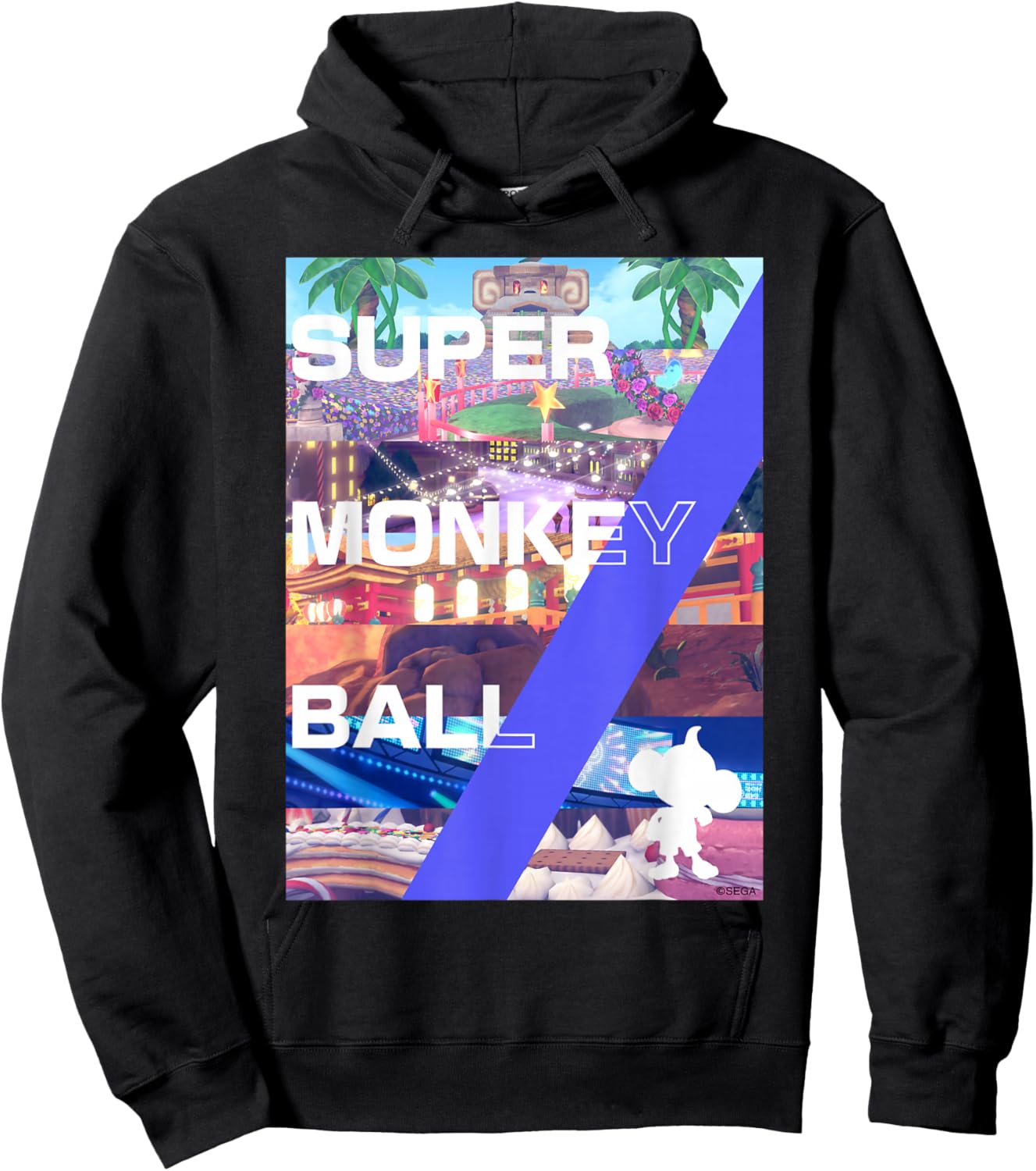 Super Monkey Ball Banana Rumble WORLD Hoodie - Hoodie | Black