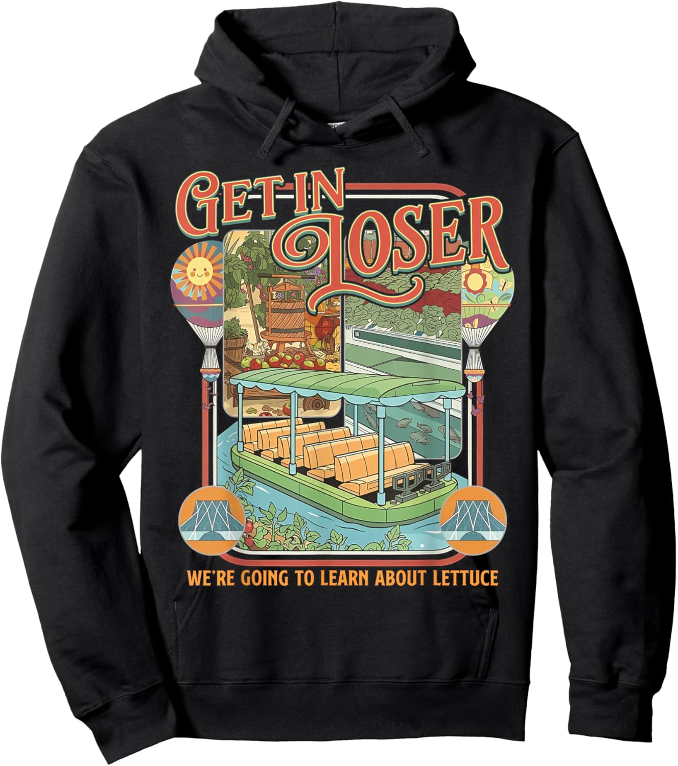 T-Shirt Hoodie - Hoodie | Black