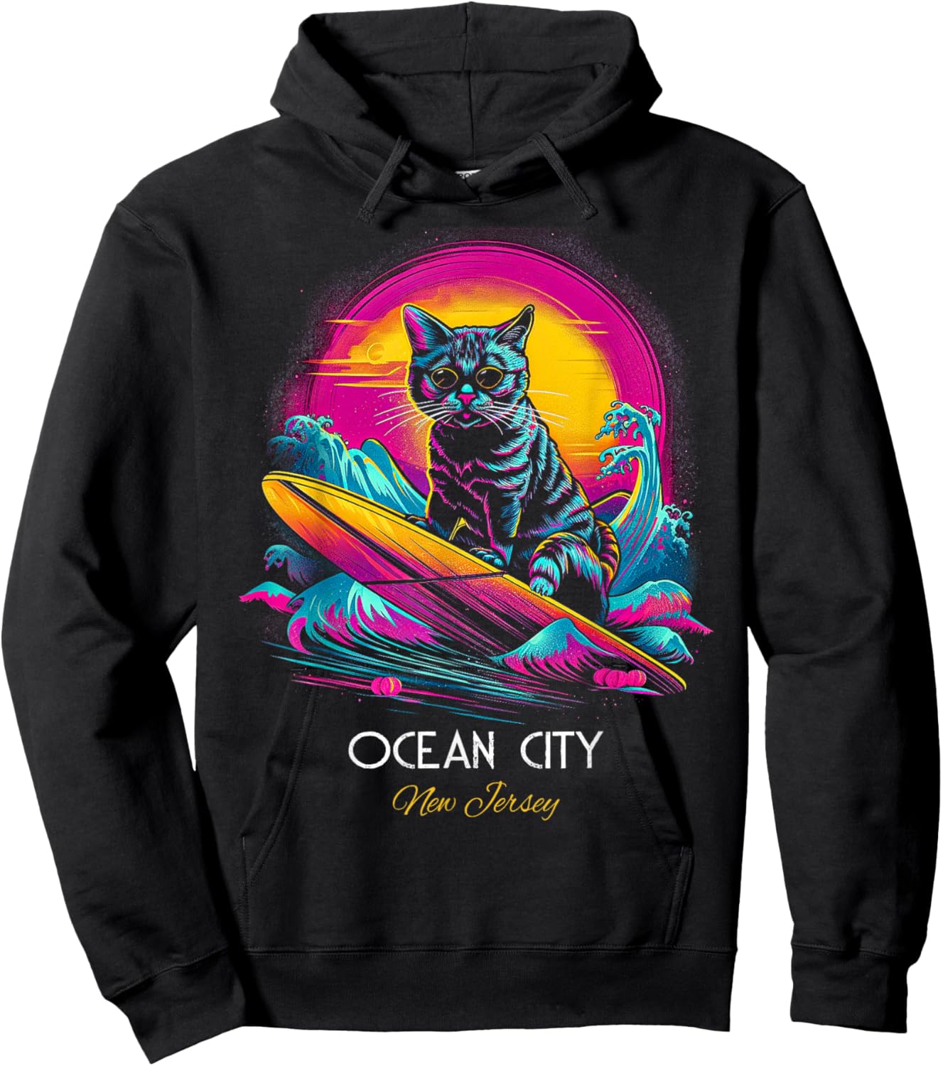 Ocean City New Jersey Hoodie - Hoodie | Black