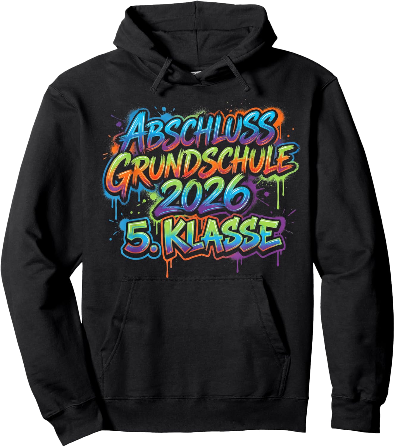Grundschule Abschluss 2026 5. Klasse Hoodie - Hoodie | Black