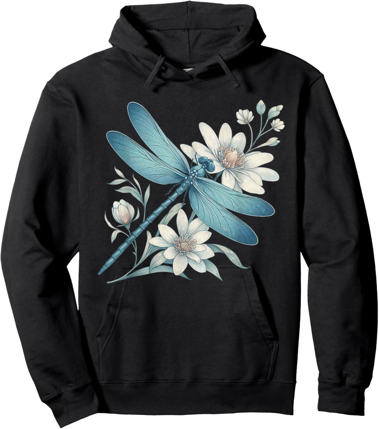 Dragonfly Casual Summer Women Hoodie - Hoodie | Black
