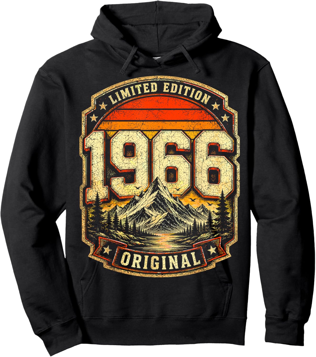 60. Geburtstag Mann Frau 60 Jahre 1966 Deko Geschenk Lustig Hoodie - Hoodie | Black