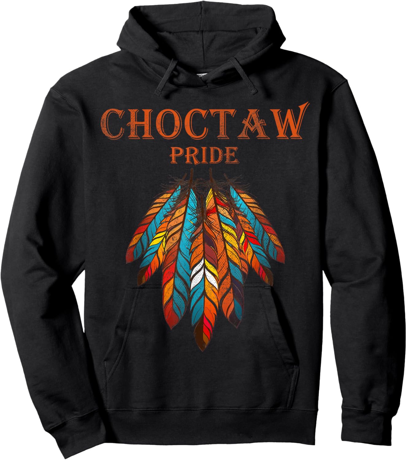 Choctaw Oklahoma OK | Pride Native American Hoodie - Hoodie | Black